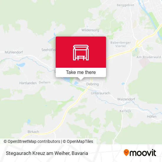 Карта Stegaurach Kreuz am Weiher
