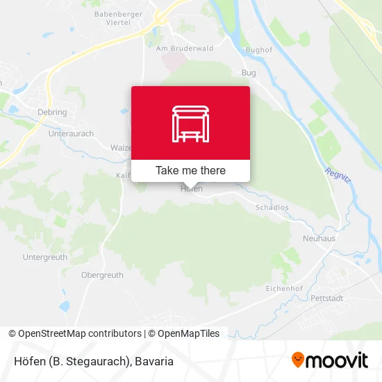 Карта Höfen (B. Stegaurach)