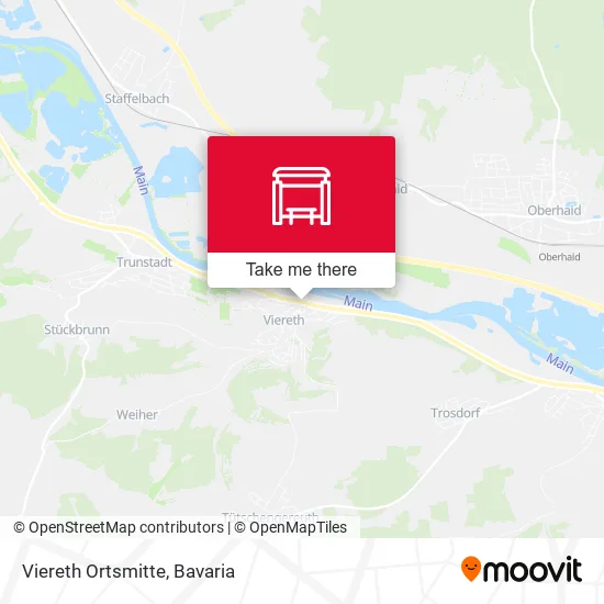Карта Viereth Ortsmitte