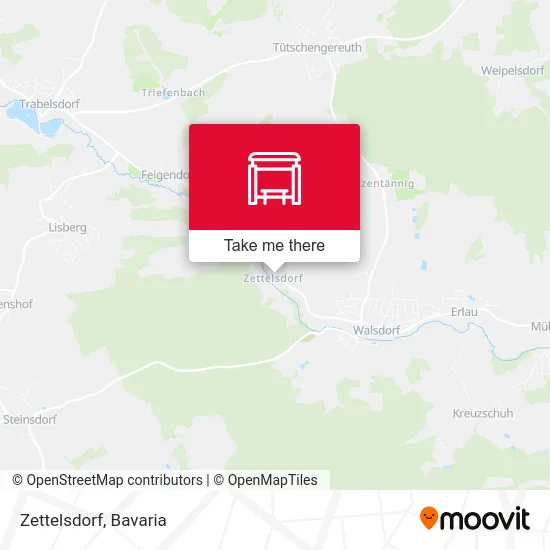 Карта Zettelsdorf