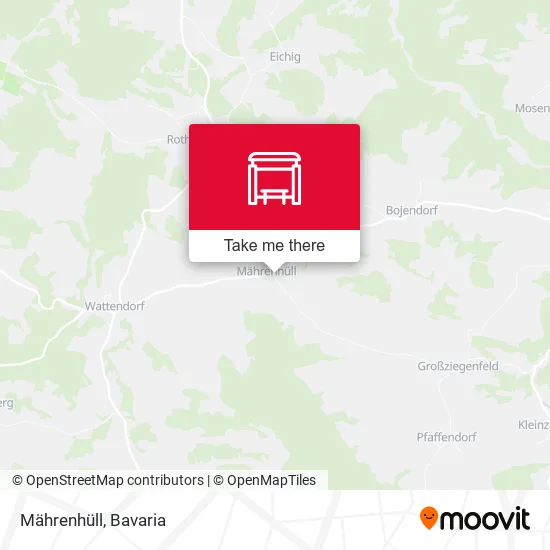 Карта Mährenhüll