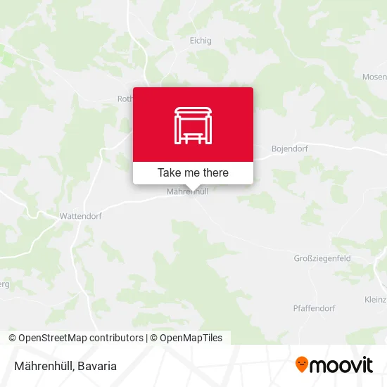 Карта Mährenhüll
