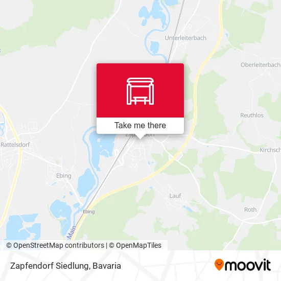 Карта Zapfendorf Siedlung