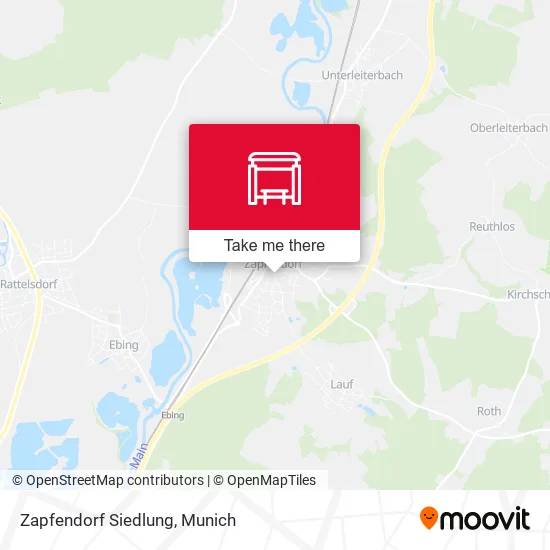 Карта Zapfendorf Siedlung