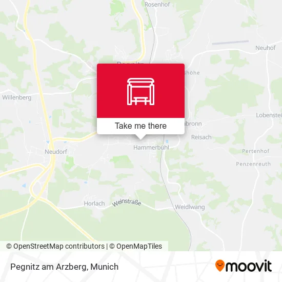 Карта Pegnitz am Arzberg