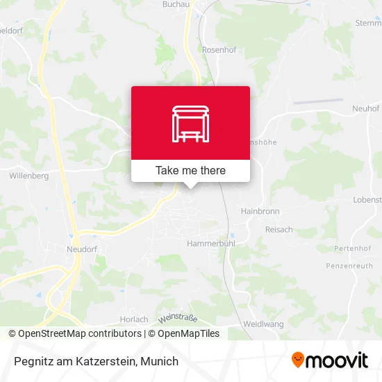 Карта Pegnitz am Katzerstein