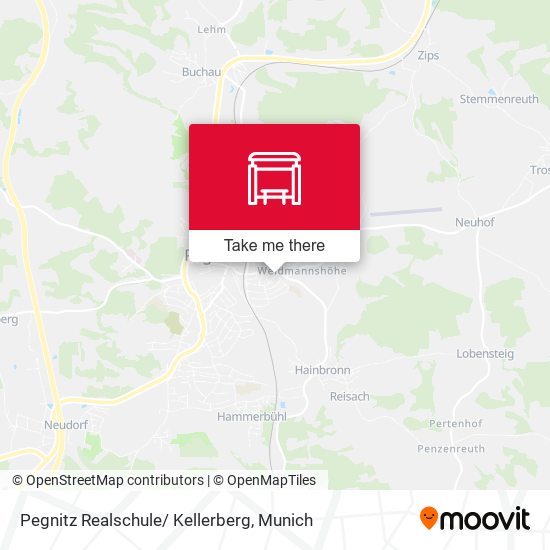 Pegnitz Realschule/ Kellerberg map
