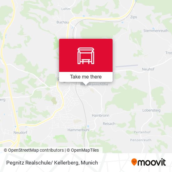 Pegnitz Realschule/ Kellerberg map