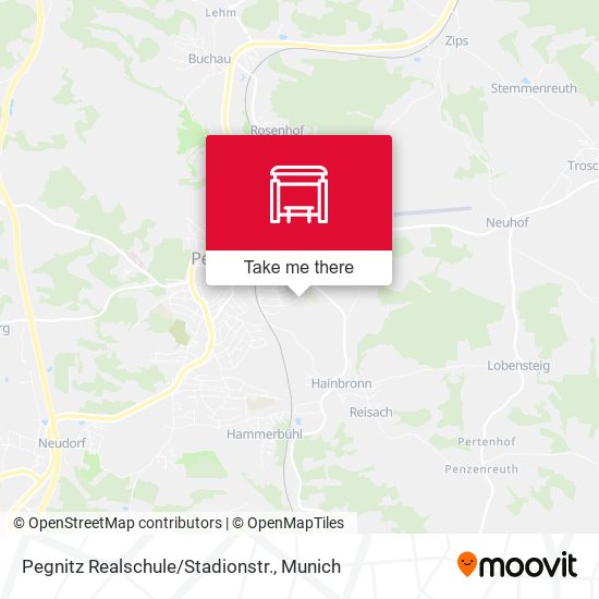 Pegnitz Realschule/Stadionstr. map