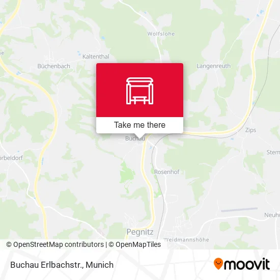 Карта Buchau Erlbachstr.