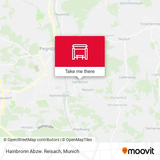 Карта Hainbronn Abzw. Reisach