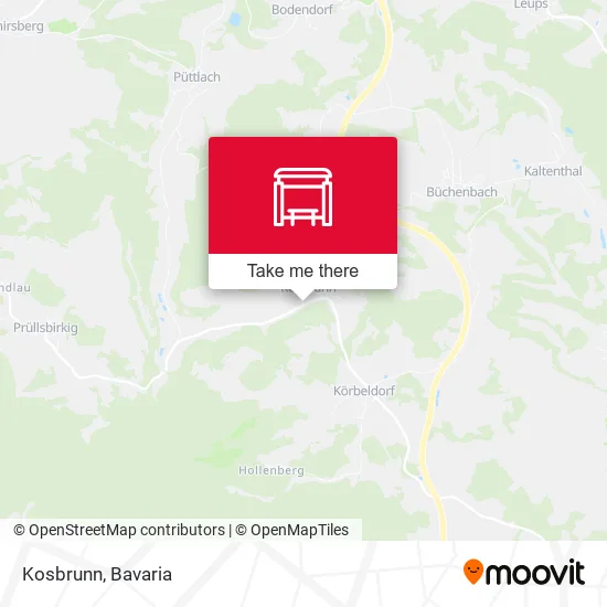 Карта Kosbrunn