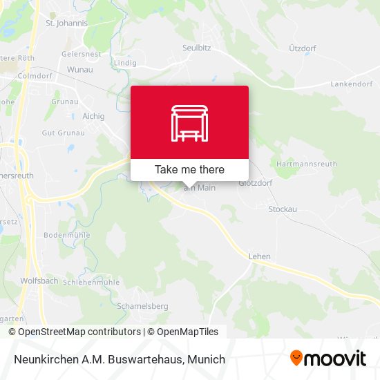 Neunkirchen A.M. Buswartehaus map
