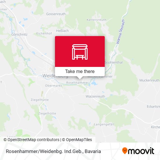 Rosenhammer/Weidenbg. Ind.Geb. map