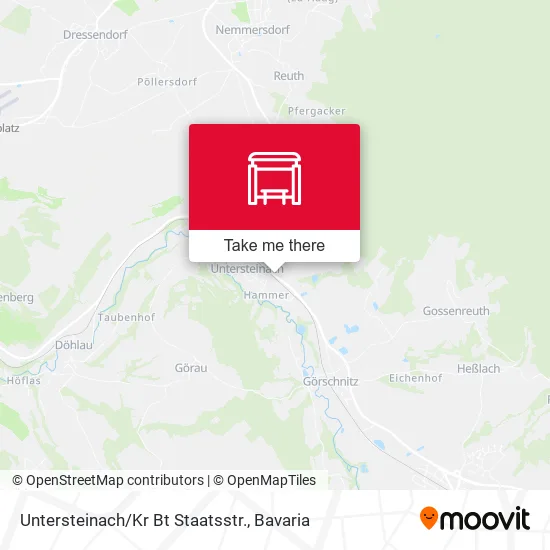Карта Untersteinach/Kr Bt Staatsstr.