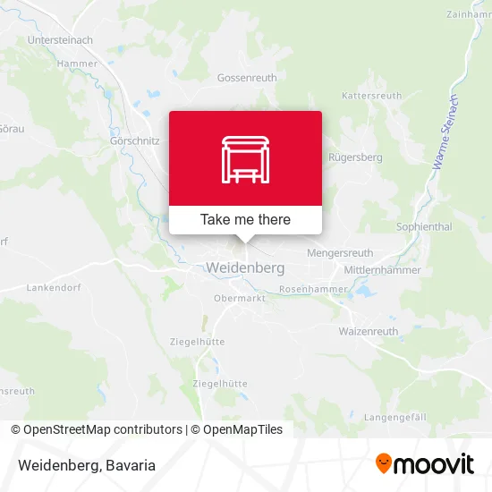 Карта Weidenberg