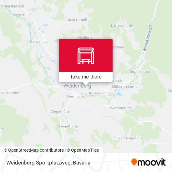 Карта Weidenberg Sportplatzweg