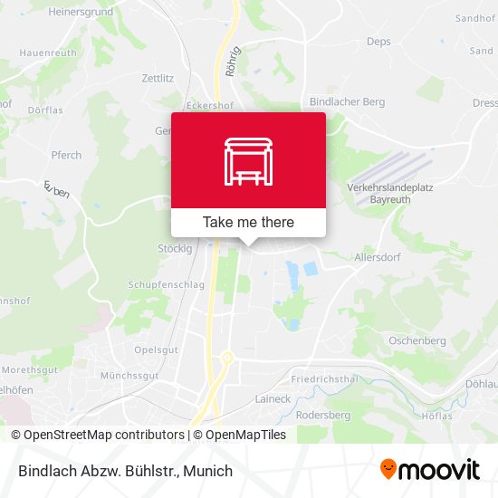 Bindlach Abzw. Bühlstr. map