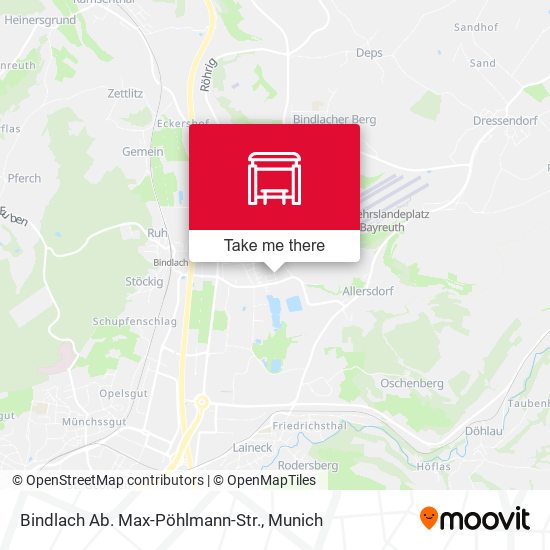 Bindlach Ab. Max-Pöhlmann-Str. map