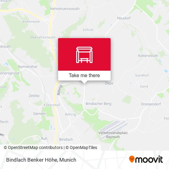 Bindlach Benker Höhe map