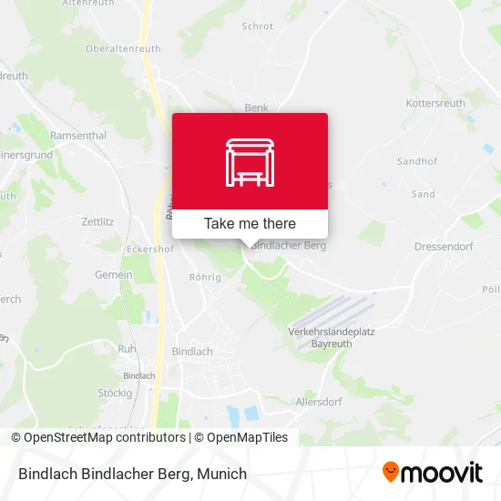 Карта Bindlach Bindlacher Berg