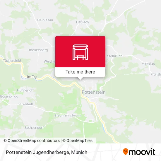 Карта Pottenstein Jugendherberge