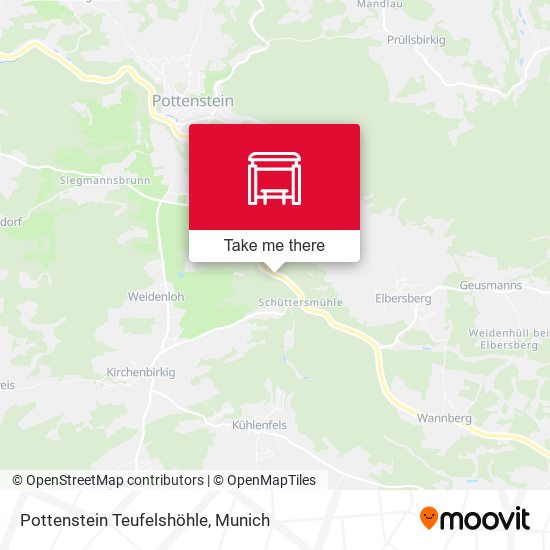 Pottenstein Teufelshöhle map