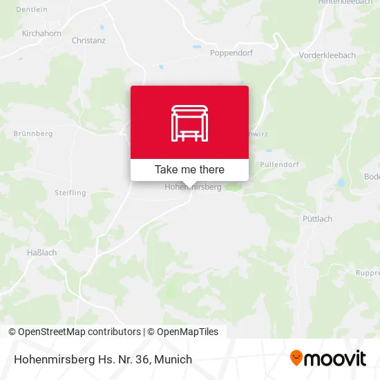 Карта Hohenmirsberg Hs. Nr. 36
