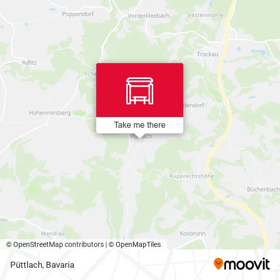 Карта Püttlach