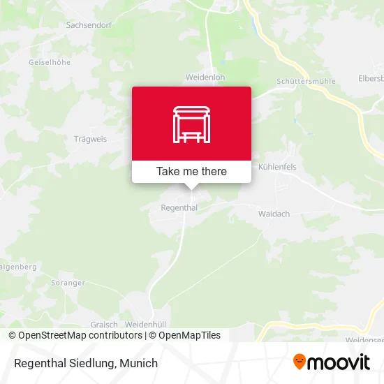 Карта Regenthal Siedlung