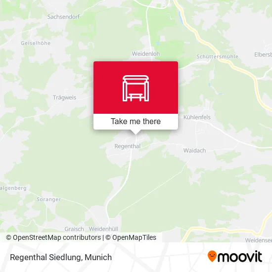 Карта Regenthal Siedlung