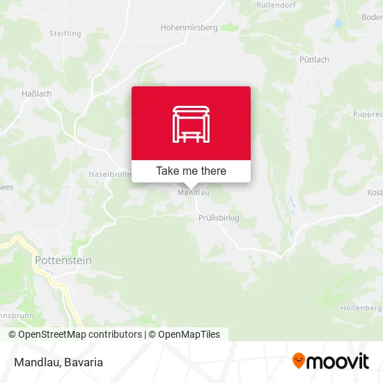 Карта Mandlau