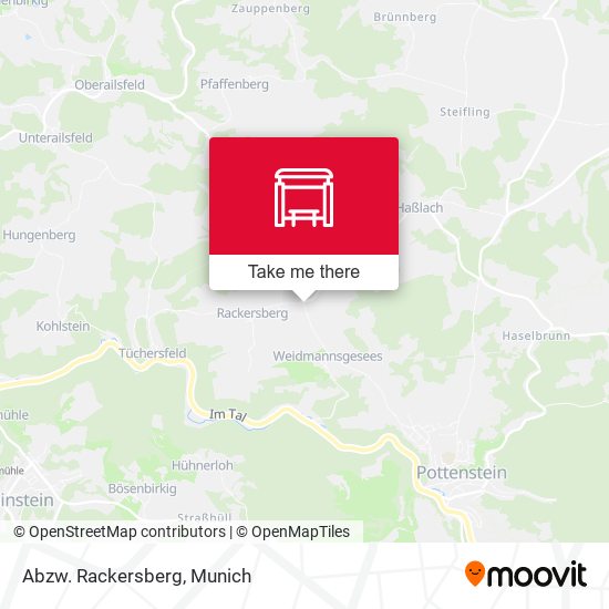 Abzw. Rackersberg map