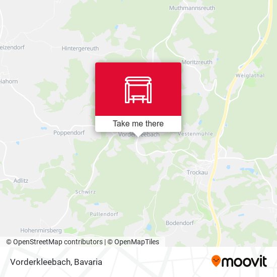 Карта Vorderkleebach