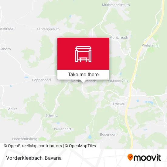Карта Vorderkleebach