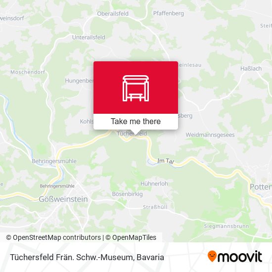 Tüchersfeld Frän. Schw.-Museum map