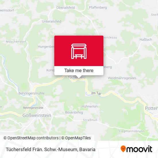 Tüchersfeld Frän. Schw.-Museum map