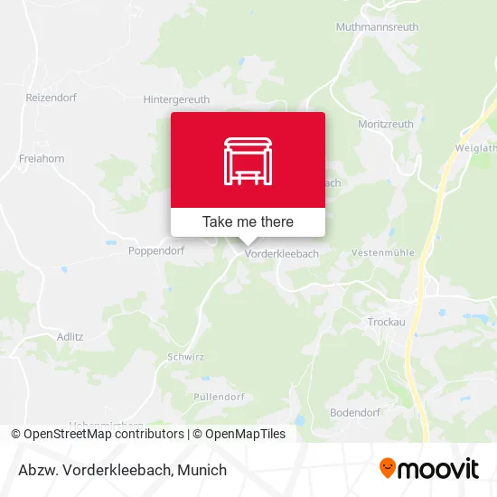 Карта Abzw. Vorderkleebach