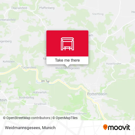 Карта Weidmannsgesees