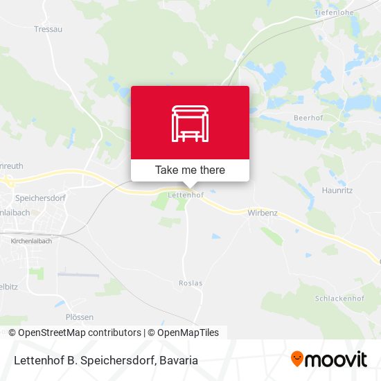 Lettenhof B. Speichersdorf map
