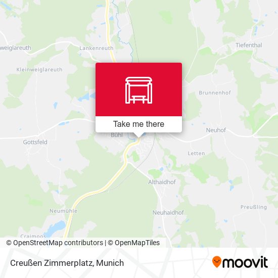 Creußen Zimmerplatz map