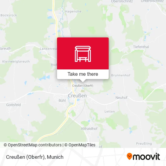 Карта Creußen (Oberfr)