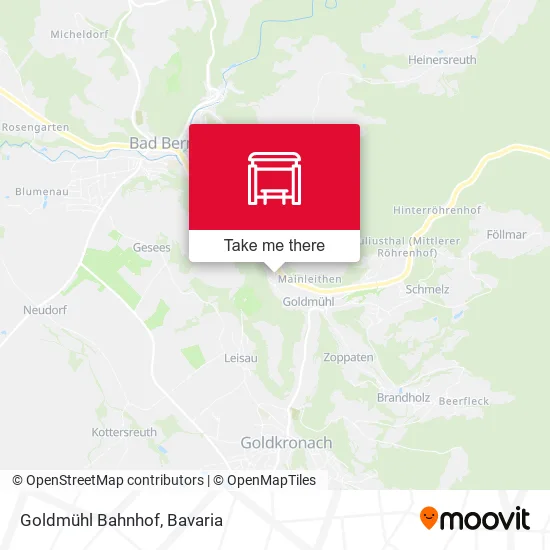 Карта Goldmühl Bahnhof