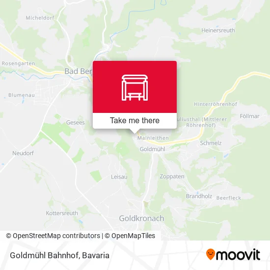 Карта Goldmühl Bahnhof