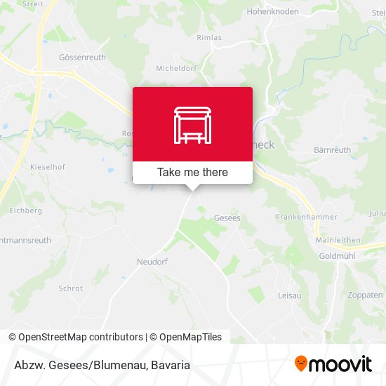 Abzw. Gesees/Blumenau map