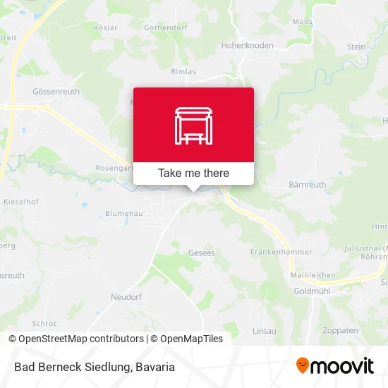 Карта Bad Berneck Siedlung