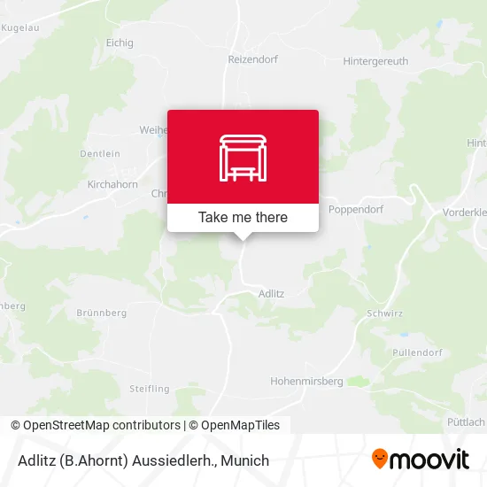 Карта Adlitz (B.Ahornt) Aussiedlerh.