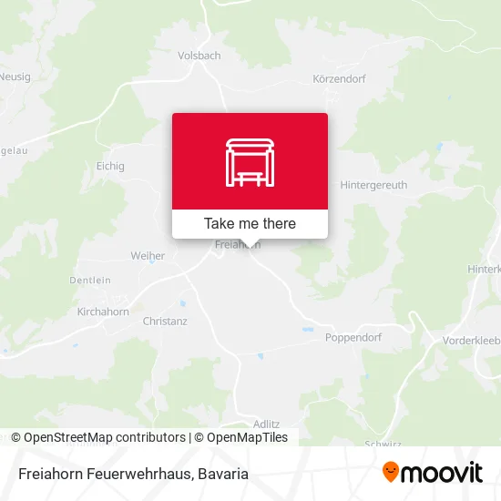 Карта Freiahorn Feuerwehrhaus
