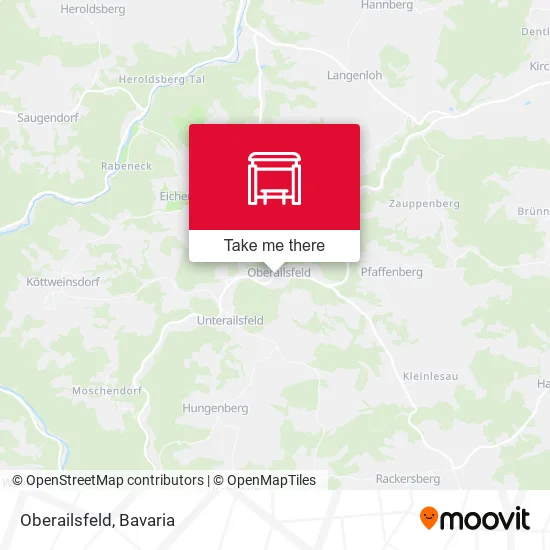 Карта Oberailsfeld