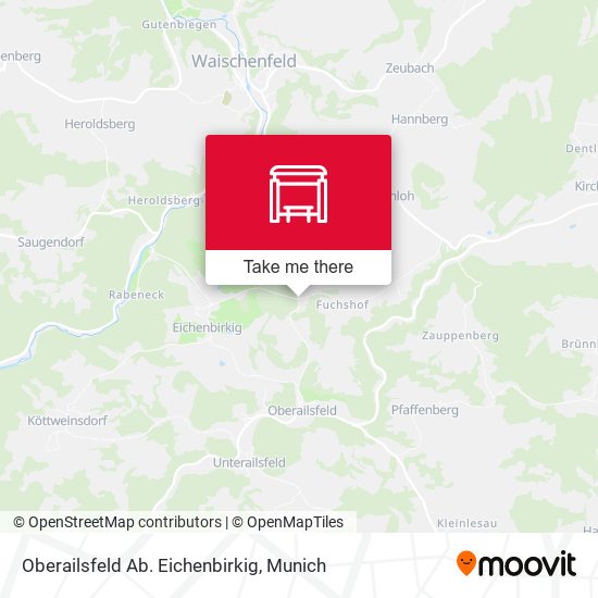Oberailsfeld Ab. Eichenbirkig map